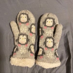 Penguin Winter Mittens
